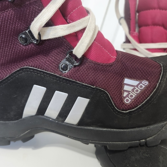 Adidas Climaheat PrimaLoft Snow Boots Sz 5 Pink Purple Insulated Winter Warm - Picture 8 of 16